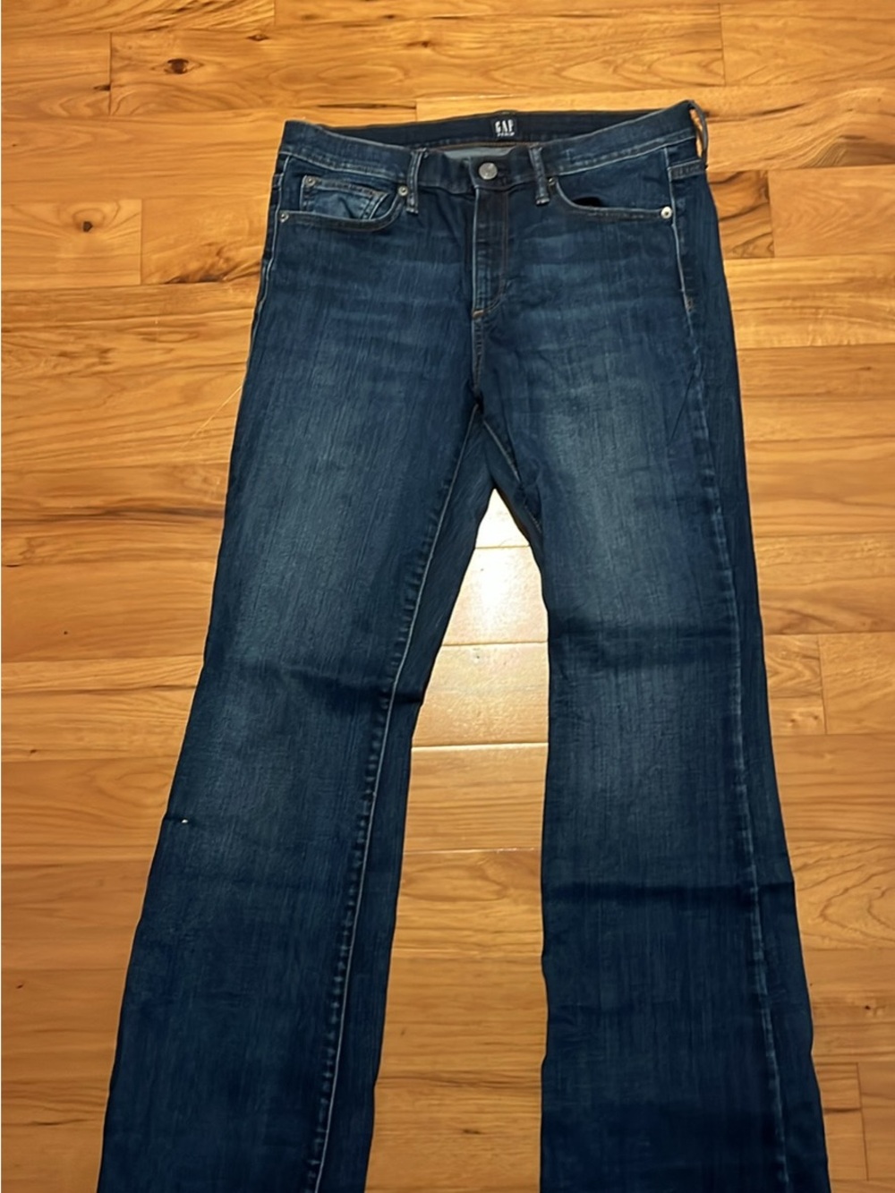 GAP Women's Dark Blue Flare Jeans